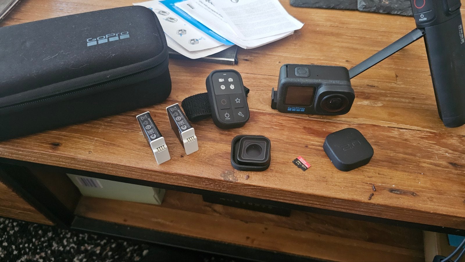 gopro 12 black in nieuwstaat met alles er bij, Ophalen of Verzenden, Zo goed als nieuw, GoPro