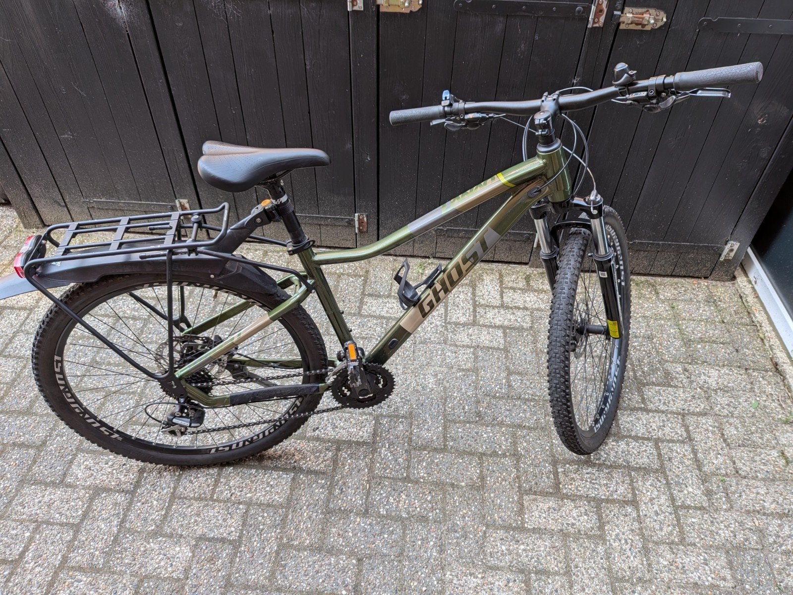 Ghost Lanao Essential Mountainbike M 27.5" – Olive Green, Hardtail, Zo goed als nieuw, Dames, Schijfrem