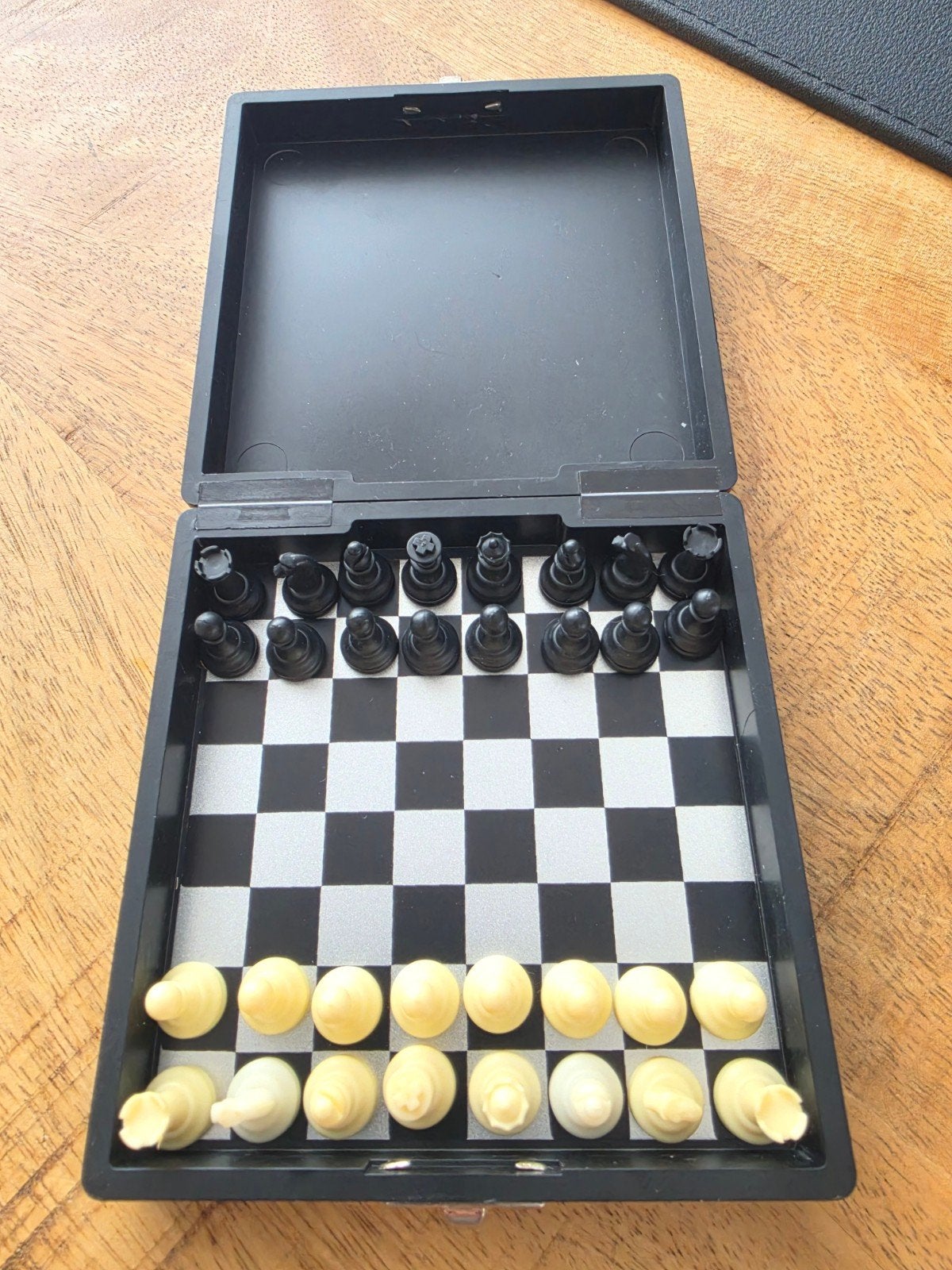 Retro magnetisch schaakspel PERI jaren 70 compleet, Ophalen, Een of twee spelers, Zo goed als nieuw, Peri Spiele