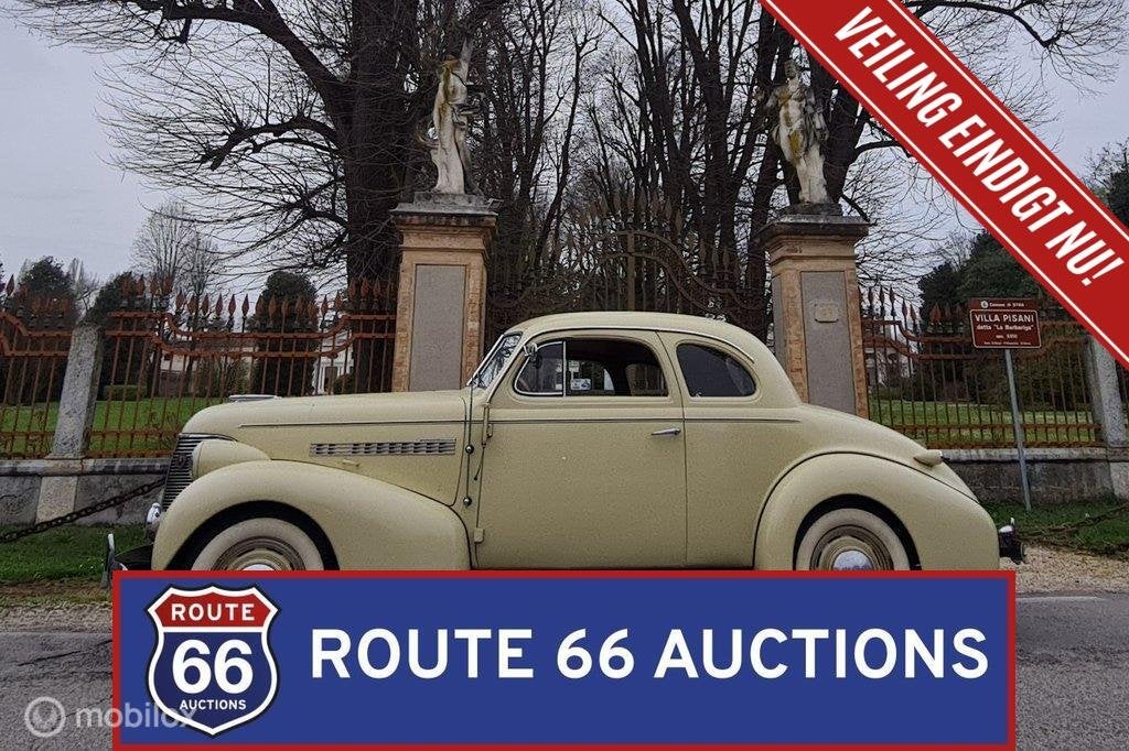 Chevrolet Master Deluxe Business Coupe | 1939 | Route 66 Auc, Auto's, Overige carrosserieën, Chevrolet, Zwart, Bedrijf