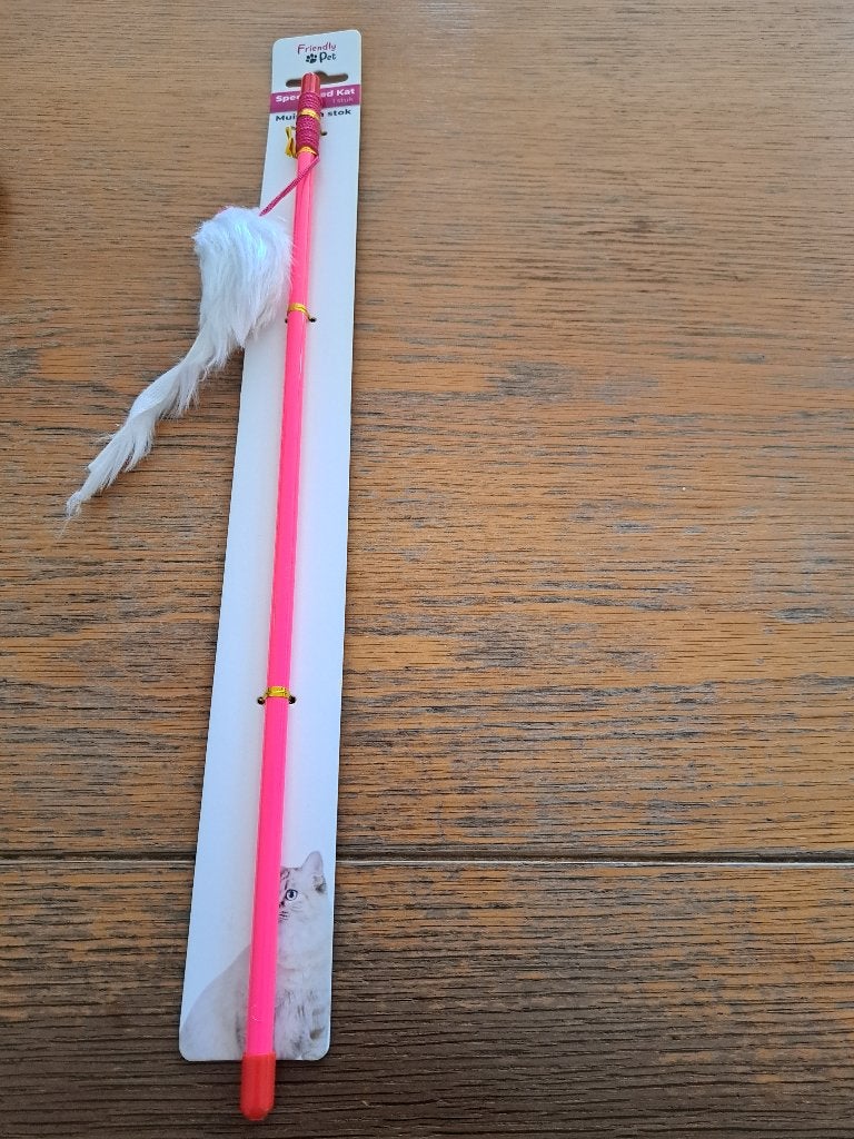 hengel muis rose met rammelgeluid, Dieren en Toebehoren, Katten-accessoires, Ophalen of Verzenden, Nieuw