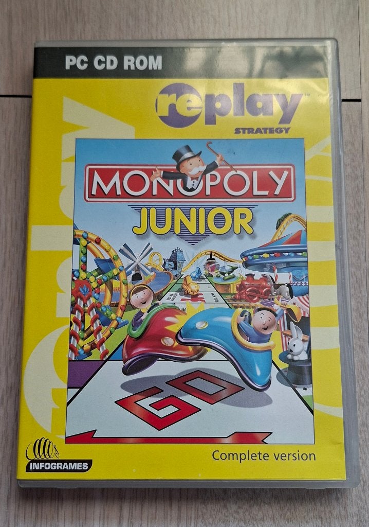 MONOPOLY JUNIOR - PC cd rom, Puzzel en Educatief, 1 speler, Eén computer, Ophalen of Verzenden