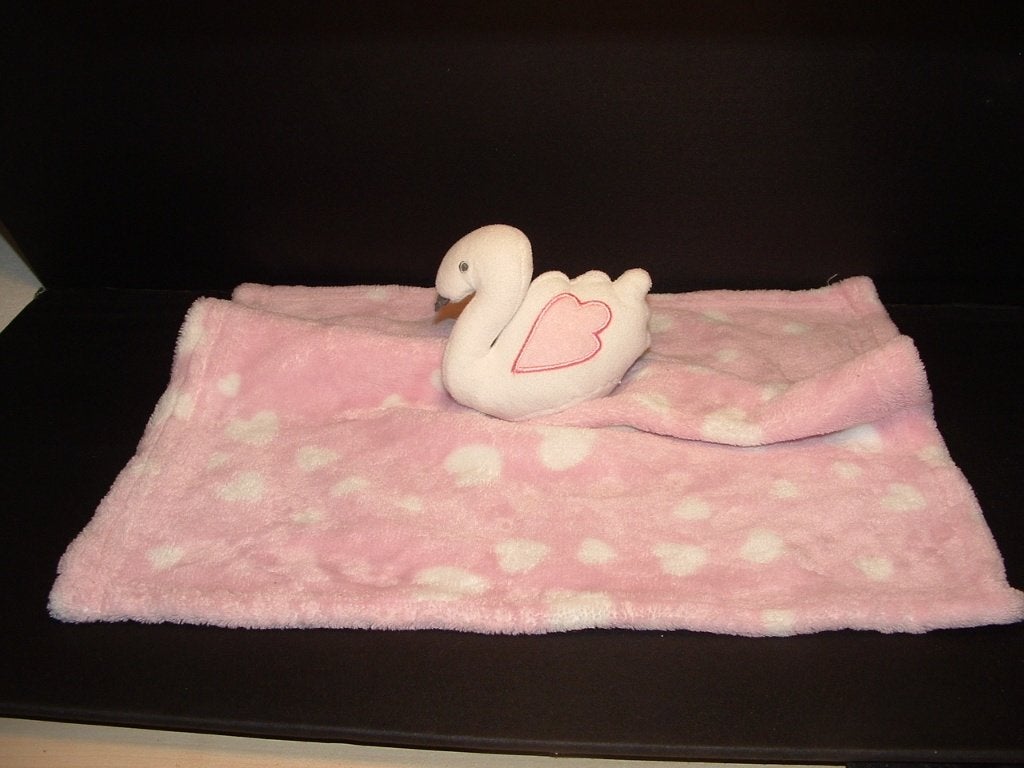 PRIMARK BABY ZWAAN KNUFFELDOEK VELOURS PLUCHE ROZE, Verzenden, Nieuw, Overige typen