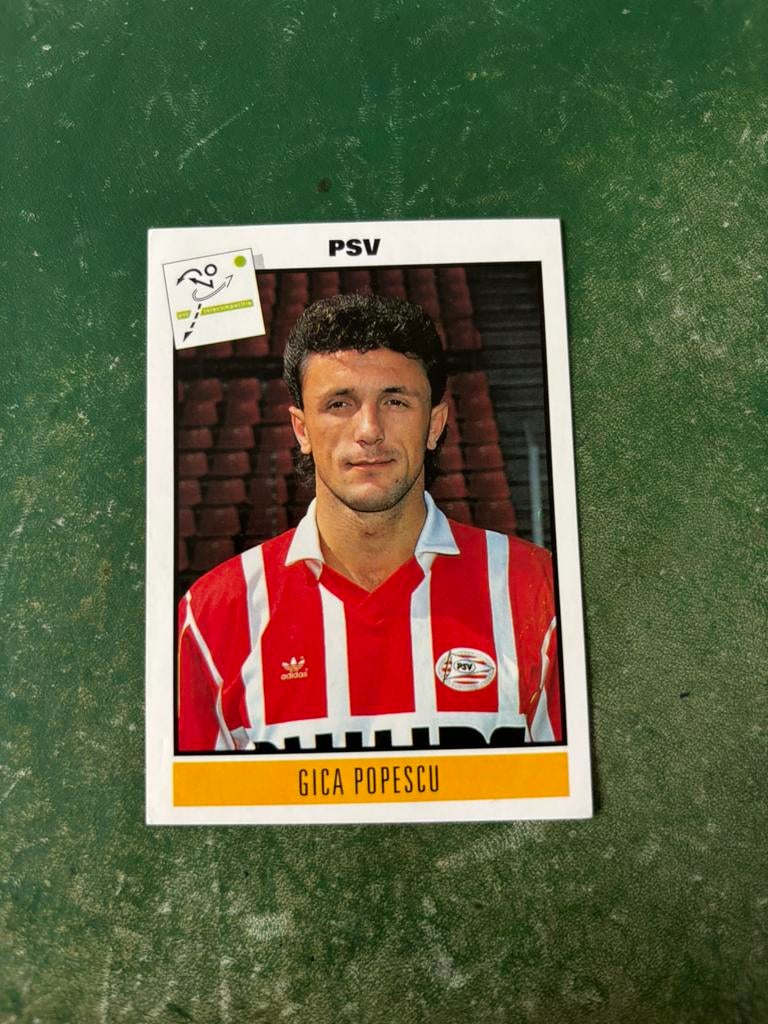 Panini plaatje Gica Popescu PSV Voetbal 94, Verzamelen, Ophalen of Verzenden, Zo goed als nieuw, PSV