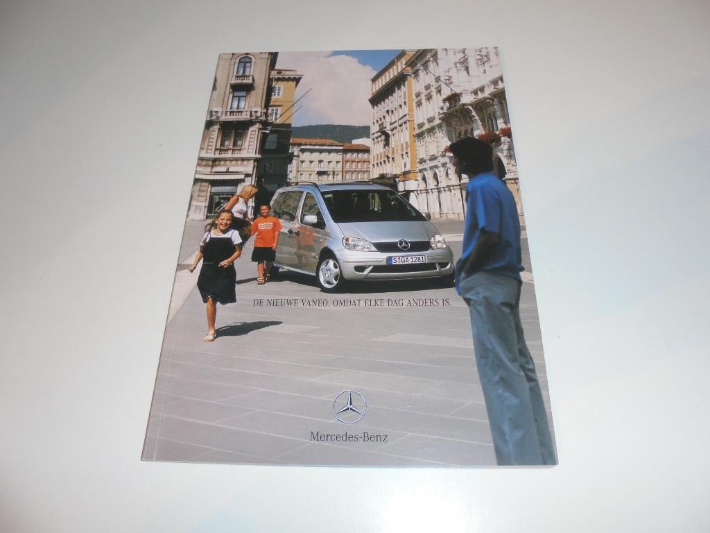 brochure Mercedes Vaneo  2002, Ophalen of Verzenden, Nieuw, Mercedes