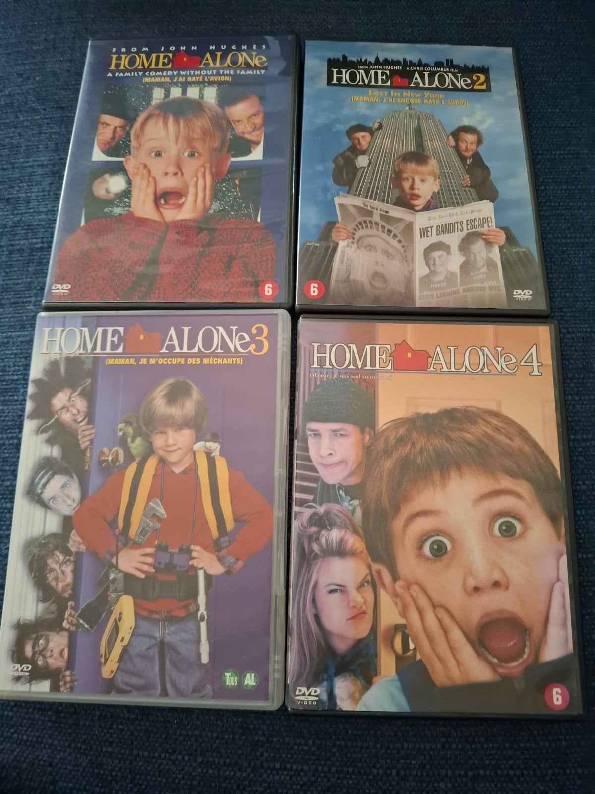 Home Alone 1-4 DVD Boxset - Klassieke Komedie Collectie, Nederlands, Ophalen of Verzenden, Vanaf 6 jaar, Inclusief doosje