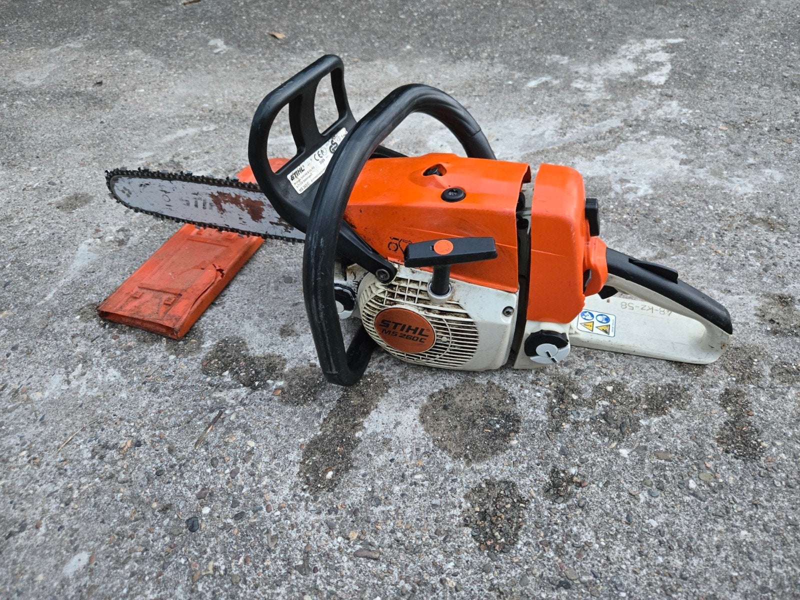 Stihl MS260 C kettingzaag | Snelspanner | 37cm blad | MS 260, Info@stihl.nl, Gebruikt, Stihl MS 260 kettingzaag snelspanner, Overige soorten