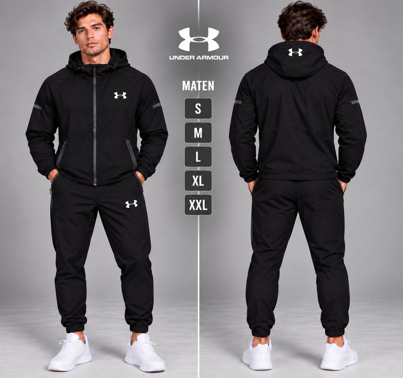 Nieuw Under Armour Trainingspak - Zwart, Kleding | Heren, Fitness, Zwart, Nieuw, Overige maten