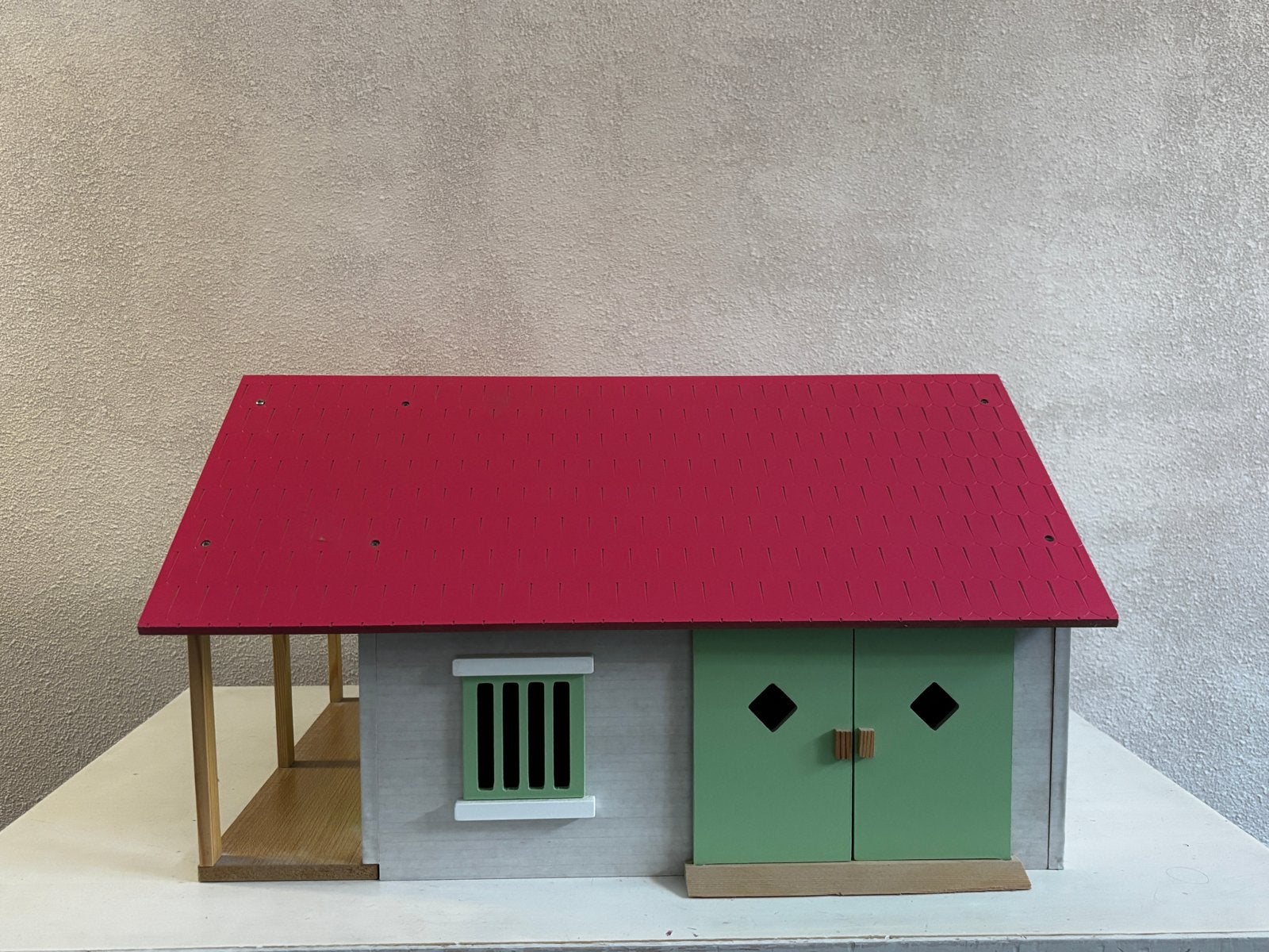 Kids Globe houten speelgoed paardenstal, Ophalen, Gebruikt, Poppenhuis
