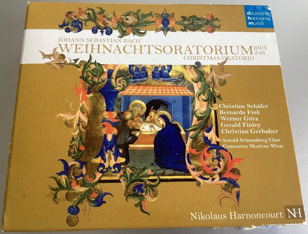 Bach Weihnachtsoratorium BWV 248 Harnoncourt, Gebruikt, Boxset, Overige typen, Ophalen of Verzenden