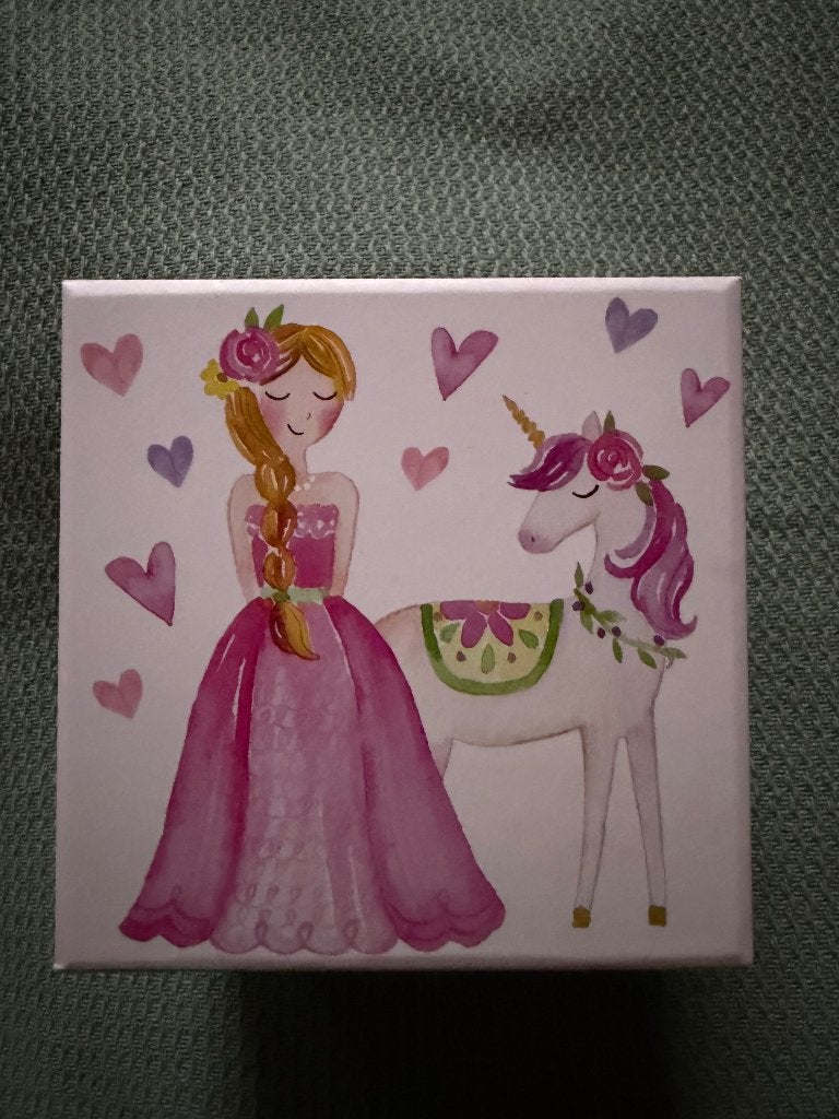 Sieradenkistje met prinses muziek, Ophalen of Verzenden, Roze, Hardcase, Zo goed als nieuw
