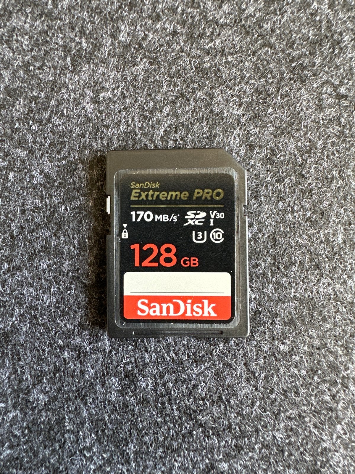 Sandisk Extreme Pro SD 128GB - Ongebruikt, Audio, Tv en Foto, Fotografie | Geheugenkaarten, Ophalen, SD, Nieuw, Geschikt voor 4K video
