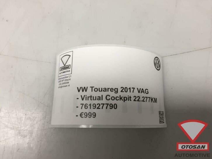 vw touareg cr7 iii 2019 virtual cockpit km teller 761927790, Gebruikt, Volkswagen, Volkswagen AG, Berliner Ring 2
38440  Wolfsburg, DE