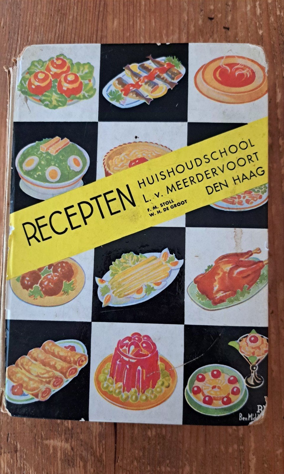 Recepten Huishoudschool Den Haag, 1952, Boeken, Ophalen of Verzenden, Gelezen, Nederland en België