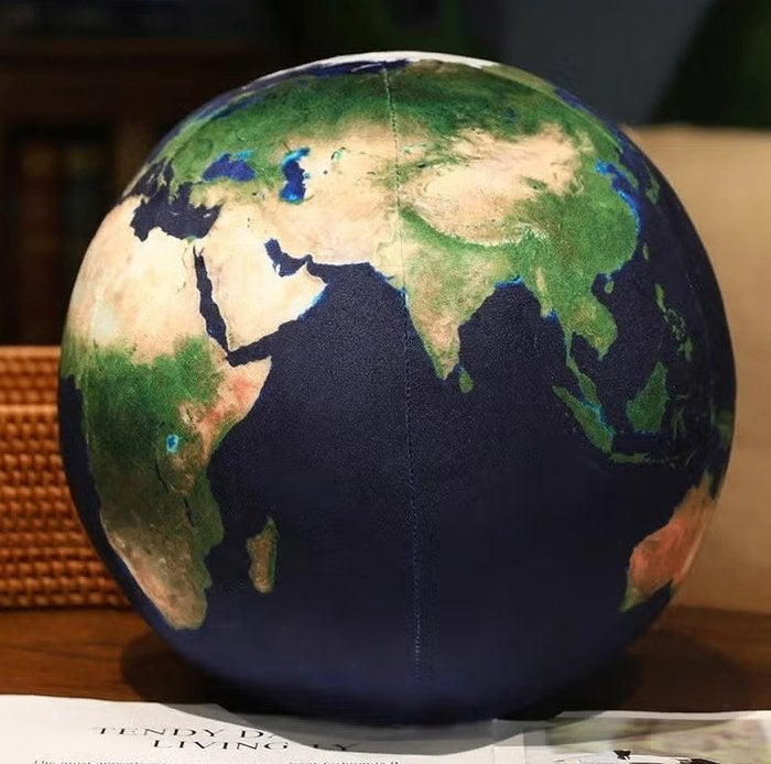 Planeten grote pluche knuffel Aarde (27cm), Ophalen of Verzenden, Nieuw, Overige typen