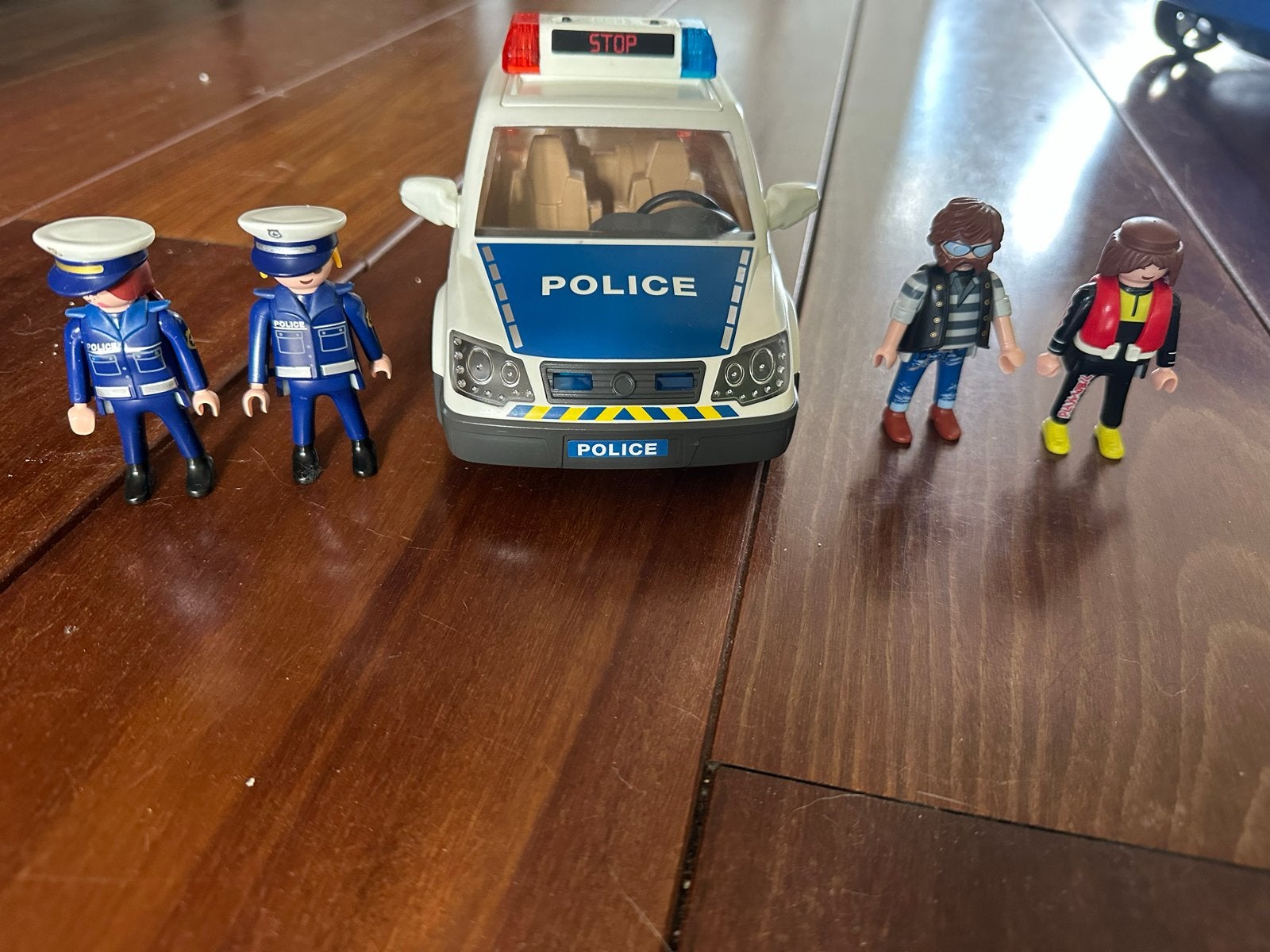 Playmobil Politieauto met 4 figuren, Ophalen, Gebruikt, Jongen of Meisje