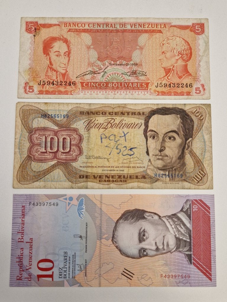 Bankbiljetten Venezuela, Ophalen of Verzenden, Zuid-Amerika, Setje