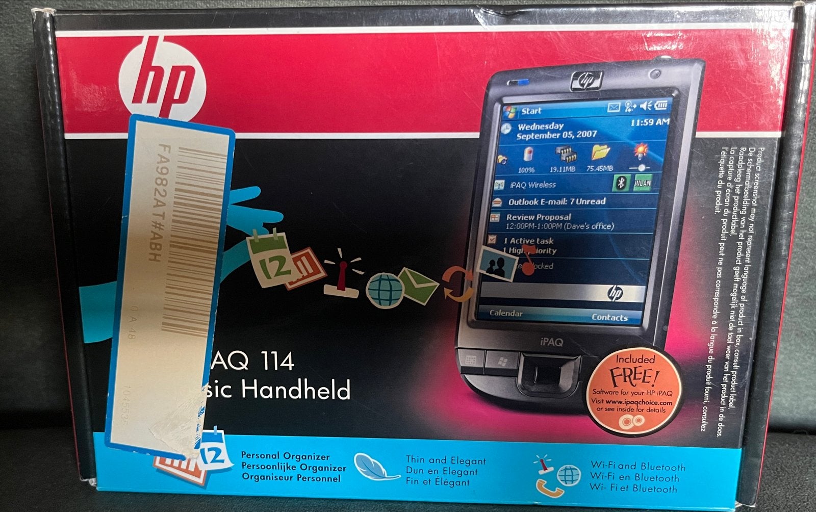 HP iPAQ 114 Classic Handheld PDA - Nieuw in doos, Ophalen of Verzenden, Nieuw, Windows Mobile, Internet