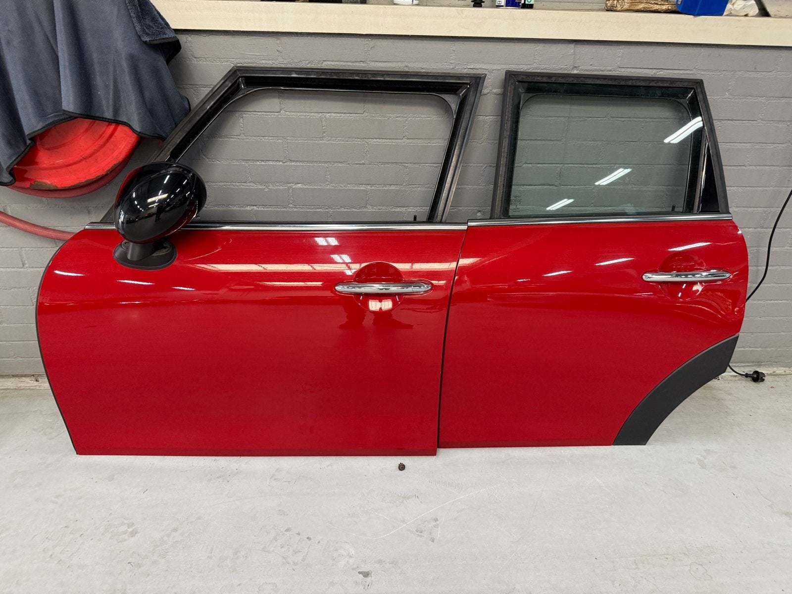 Set rode deuren voor Mini F55 cooper  - Linksvoor en achter, Auto-onderdelen, Ophalen, Gebruikt, Deur, Links
