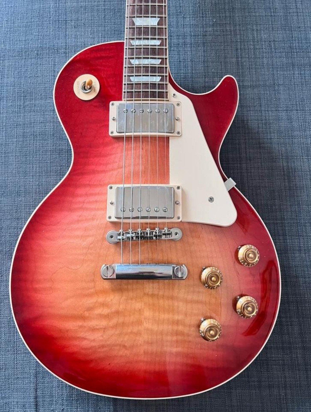 Gibson Les Paul Standard 50s Cherry Sunburst 2022, Muziek en Instrumenten, Ophalen, Zo goed als nieuw, Solid body, Gibson