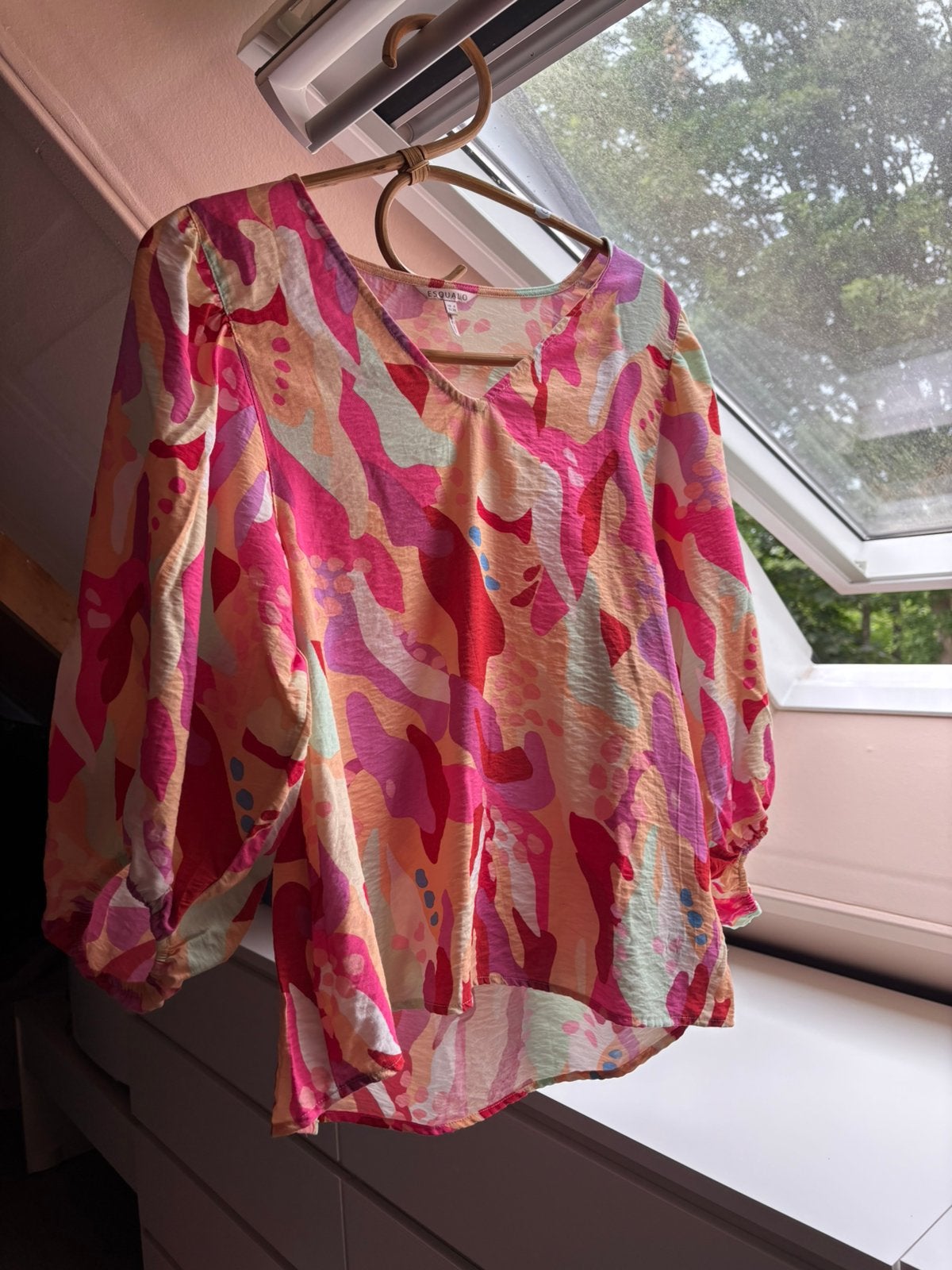 Blouse esqualo, Ophalen of Verzenden, Zo goed als nieuw, Maat 38/40 (M), Huwelijk