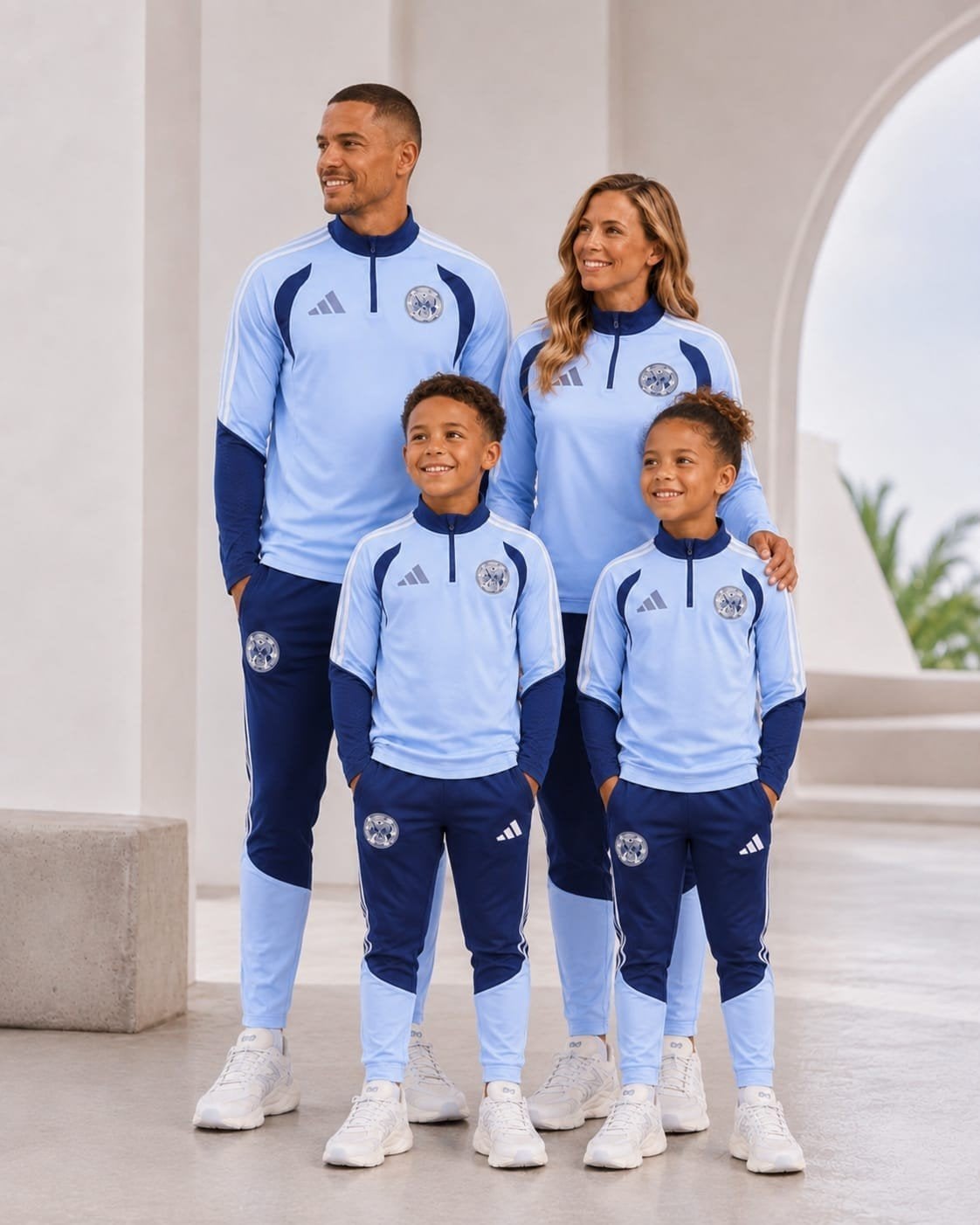 Adidas trainingspak voor het hele gezin - Diverse maten, Ophalen of Verzenden, Nieuw, Blauw