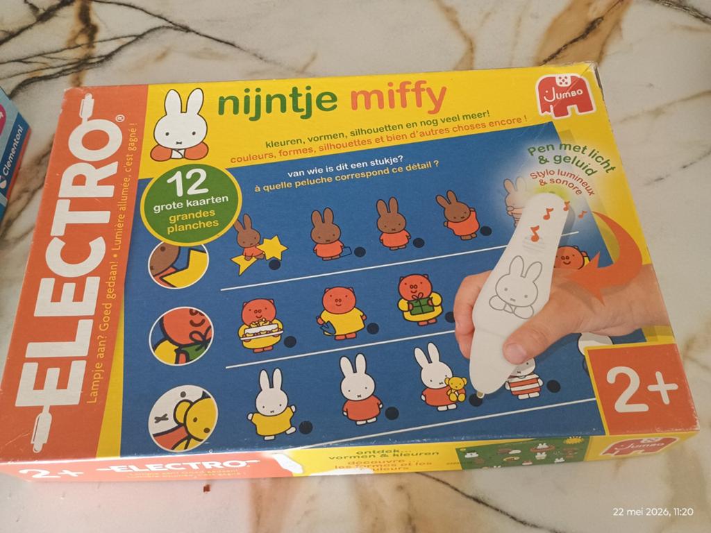 Electro Nijntje Miffy Educatief Spel met Geluid en Licht, Ophalen, Zo goed als nieuw, Overige typen, Met licht