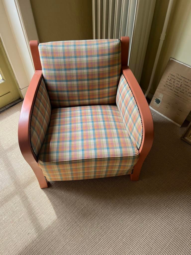 2 lekkere diepe fauteuiltjes, Huis en Inrichting, Fauteuils, Ophalen, Gebruikt, 75 tot 100 cm, 75 tot 100 cm