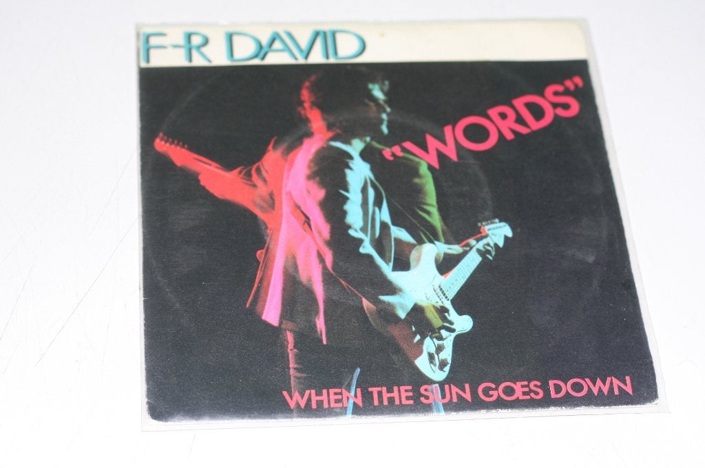 F.R David - Words Mooie vinylsingle, Gebruikt, 7 inch, Overige typen, Verzenden