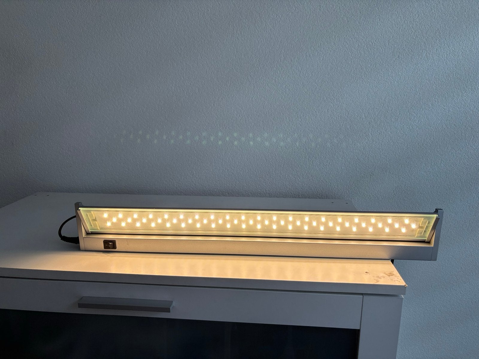 LED onderbouwlamp met schakelaar - zilverkleurig, Overige merken, Gebruikt, Overige fittingen, Zilver