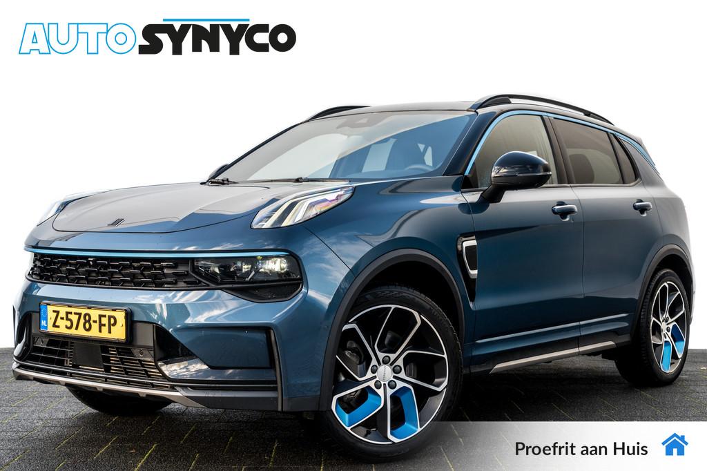 Lynk & Co 01 1.5 Plug-in Hybrid 262 Pk I Zwarte hemel I Pano, Auto's, Lynk & Co, 12 maanden, Stof, Blauw, 120 €/maand