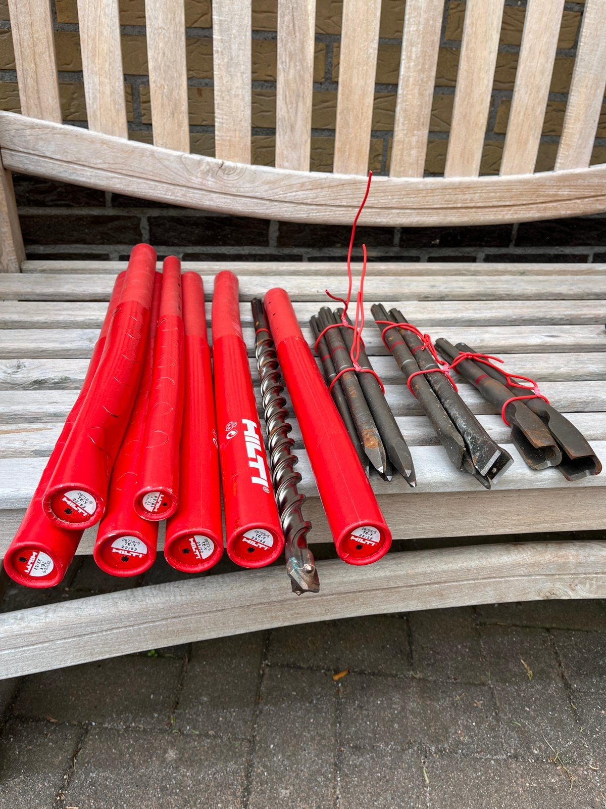 Hilti SDS plus TE-Y boren 520-540mm + beitels + dozenboren, Doe-het-zelf en Verbouw, Gereedschap | Boormachines, Ophalen, Boor- en/of Breekhamer