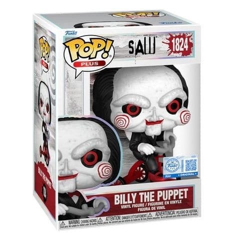 Saw Funko POP! - Billy the Puppet on Tricycle #1824, -, -, Nieuw, Ophalen of Verzenden