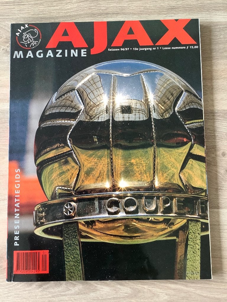 Ajax Presentatiegids 1996-1997, Verzamelen, Ophalen of Verzenden, Zo goed als nieuw, Ajax, Boek of Tijdschrift