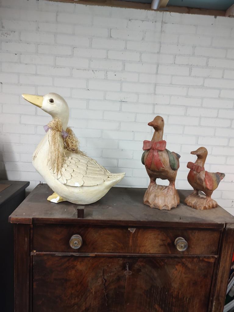 Vintage uit gesneden houten eenden, Ophalen, Overige typen