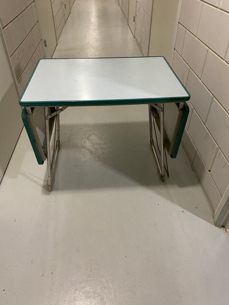 Vintage Lallemand Loisirs opvouwbare campingtafel, Ophalen, Gebruikt, Campingtafel