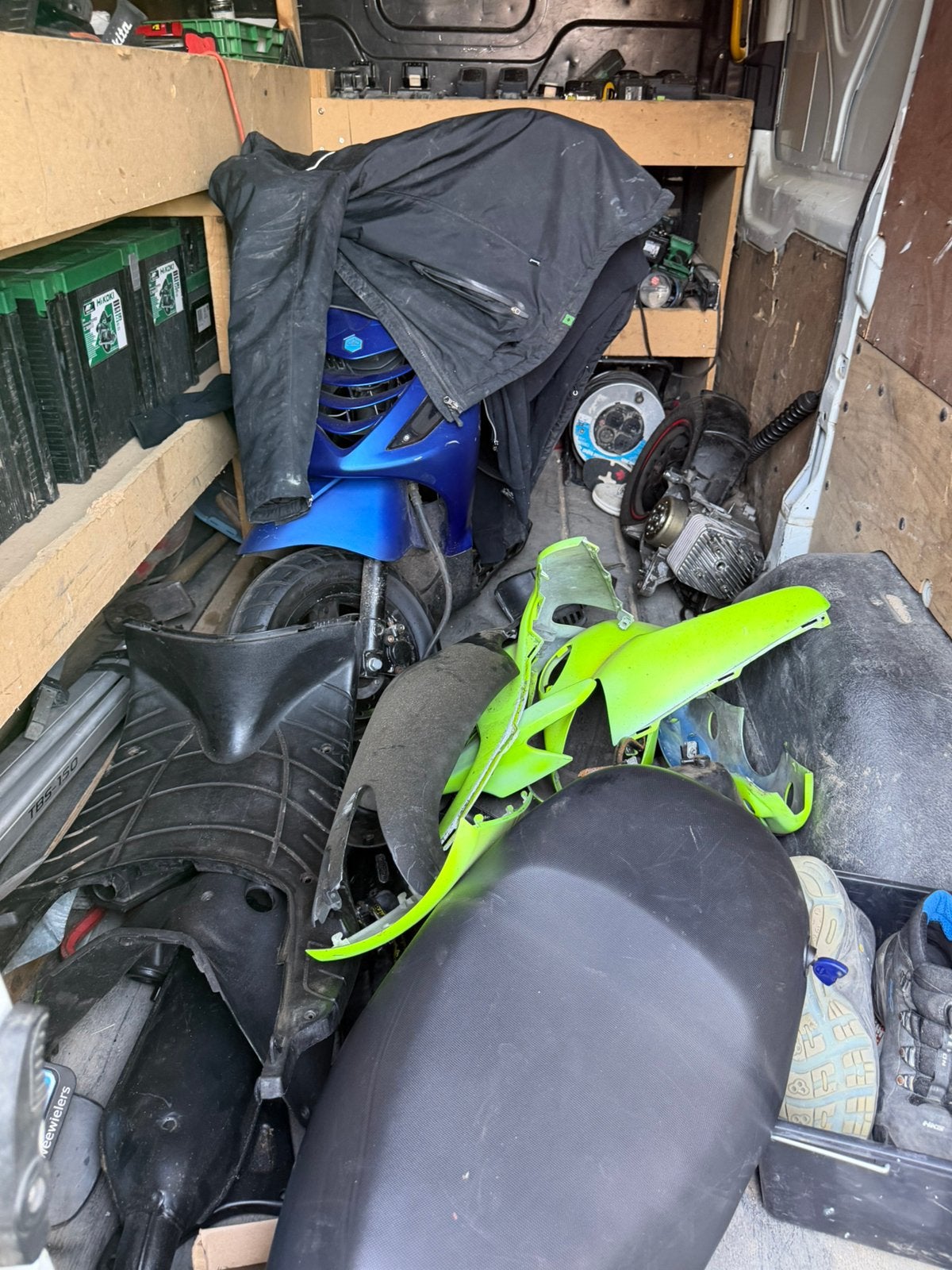 Zip 172cc (bouwpakketje) te koop of te ruil, Fietsen en Brommers, Brommeronderdelen | Scooters, Zo goed als nieuw, Piaggio, Blok