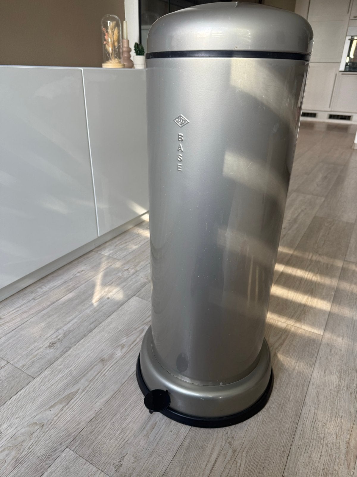Wesco Base Prullenbak - Zeer Mooi met Lichte Gebruikssporen, Ophalen, Gebruikt, Met pedaal, 30 tot 40 liter