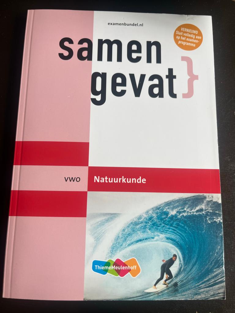 Examenbundel Samengevat VWO Natuurkunde, Ophalen of Verzenden, Zo goed als nieuw, VWO, Natuurkunde