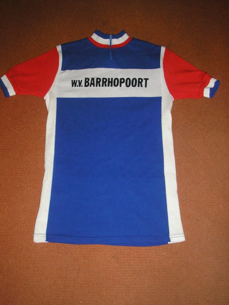 wollen wielertrui wielerclub Barrhopoort Barendrecht, Ophalen of Verzenden, Bovenkleding