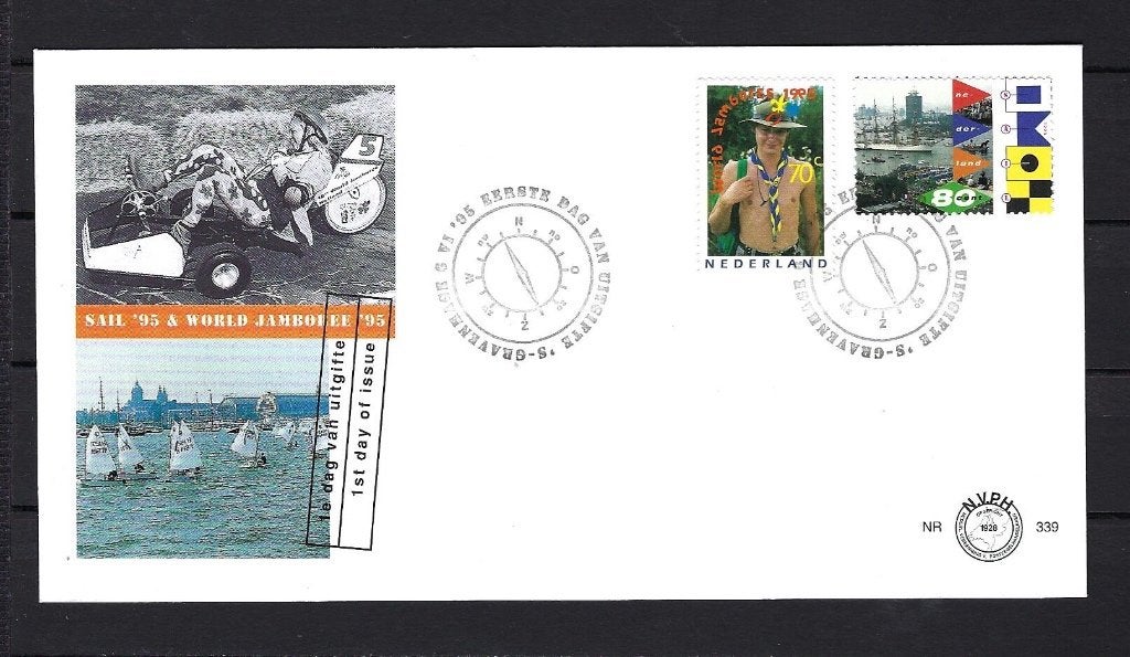 FDC NVPH E339 onbeschreven, Ophalen of Verzenden, Onbeschreven, Nederland