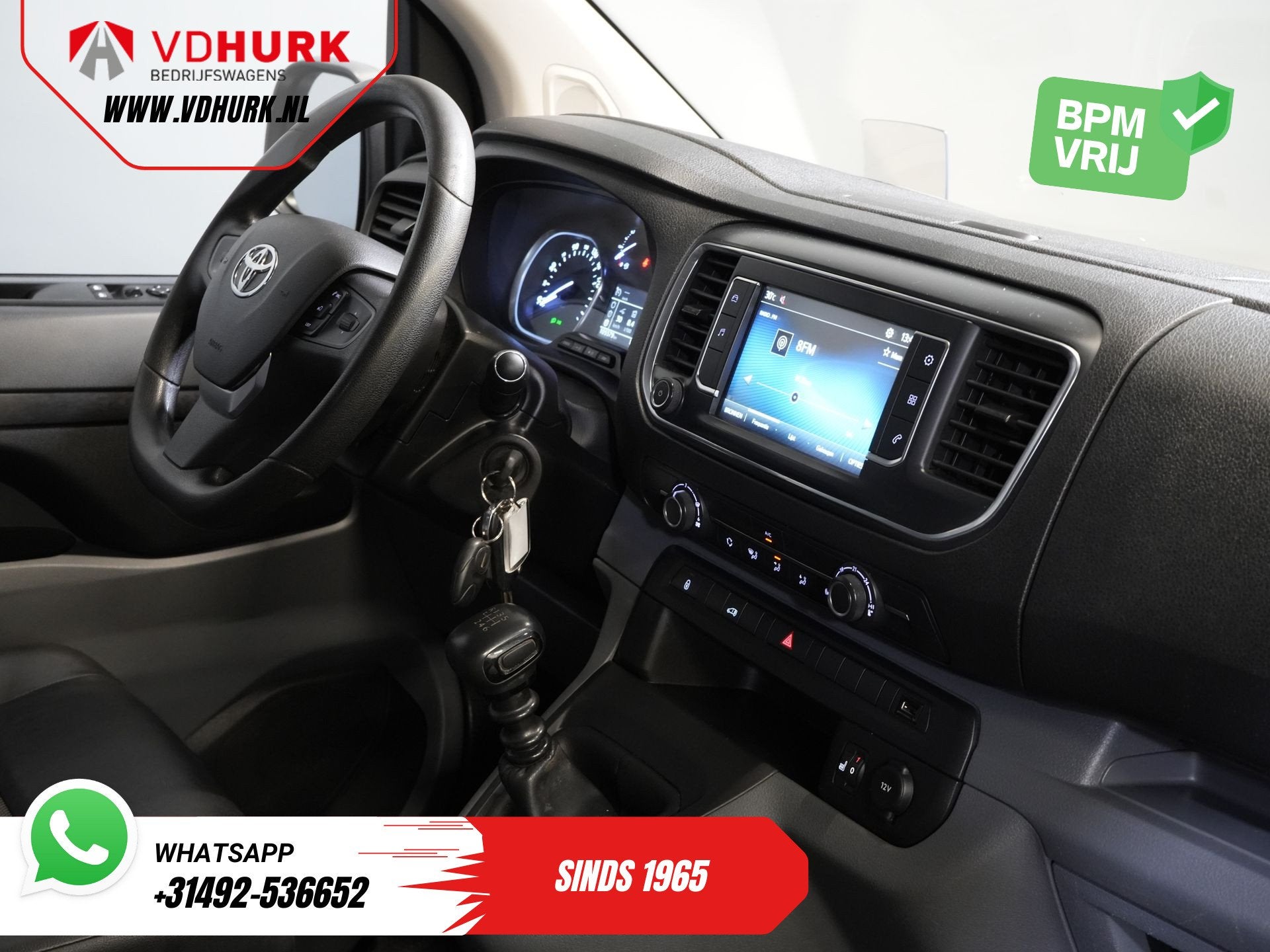Toyota ProAce Worker 2.0 125 pk L3 2xSchuifdeur/ Adapt.Cruis, Auto's, Voorwielaandrijving, Gebruikt, 4 cilinders, Leder en Stof