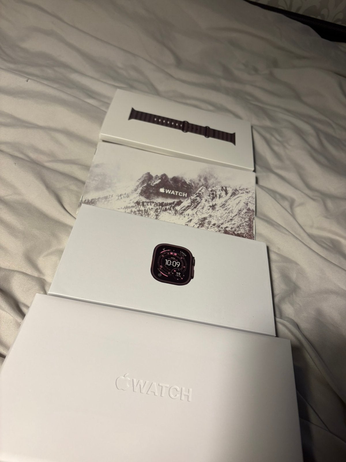 Apple watch ultra met trail-bandje, Ophalen of Verzenden