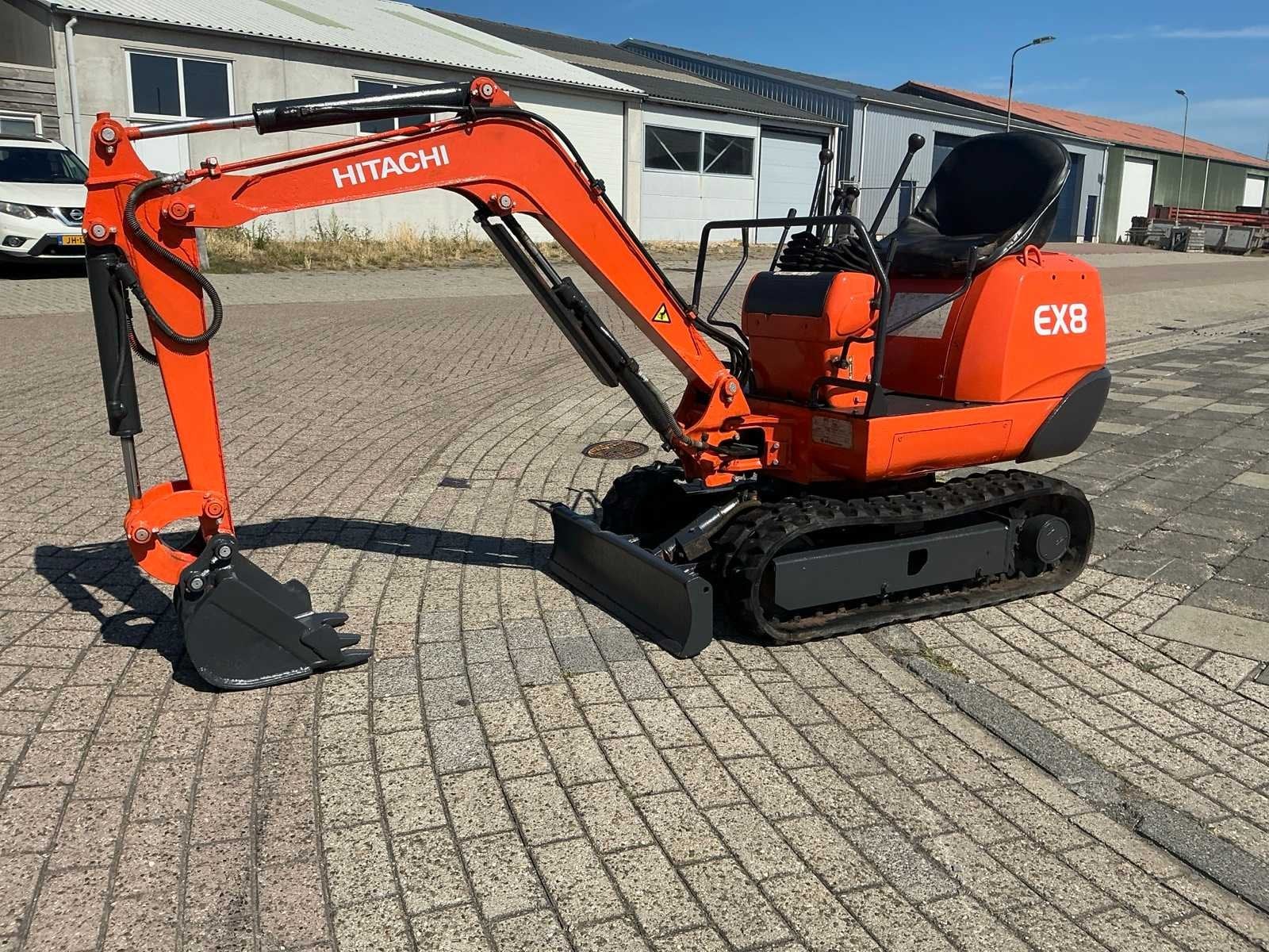 Hitachi EX8 Minigraafmachine, Graafmachine