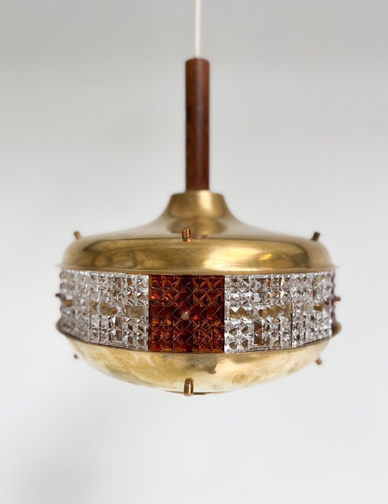 Space Age plafondlamp van Örsjö Industri, 1960's, Kroonluchter, Gebruikt, Orsjo Industri, Ophalen of Verzenden