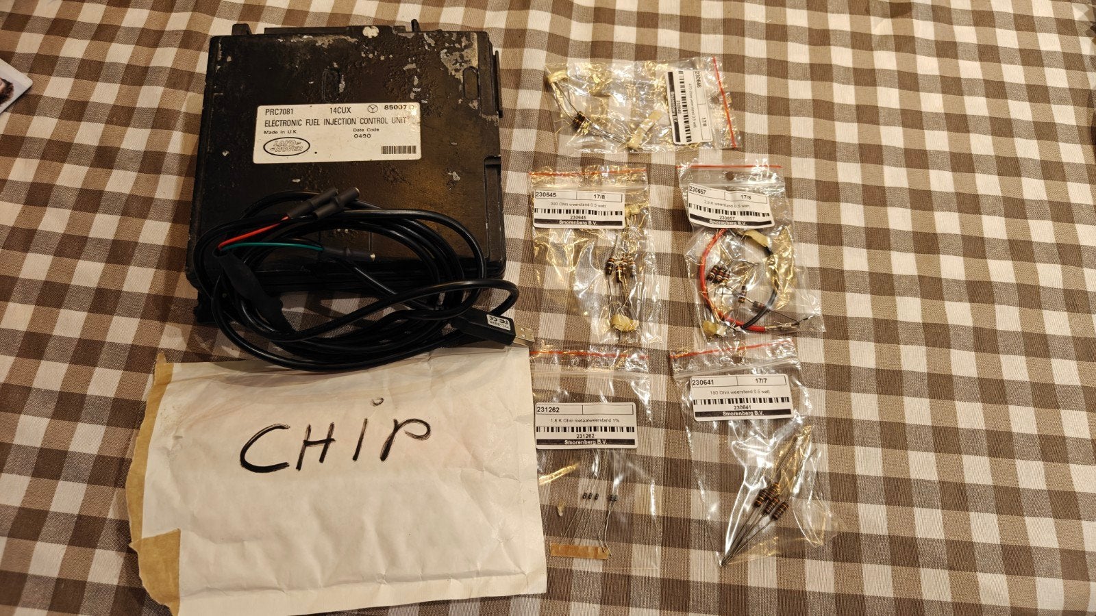 Lucas 14CUX ECU (PRC7081) – Land Rover Range Rover, Auto-onderdelen, Ophalen of Verzenden, Gebruikt, Land Rover
