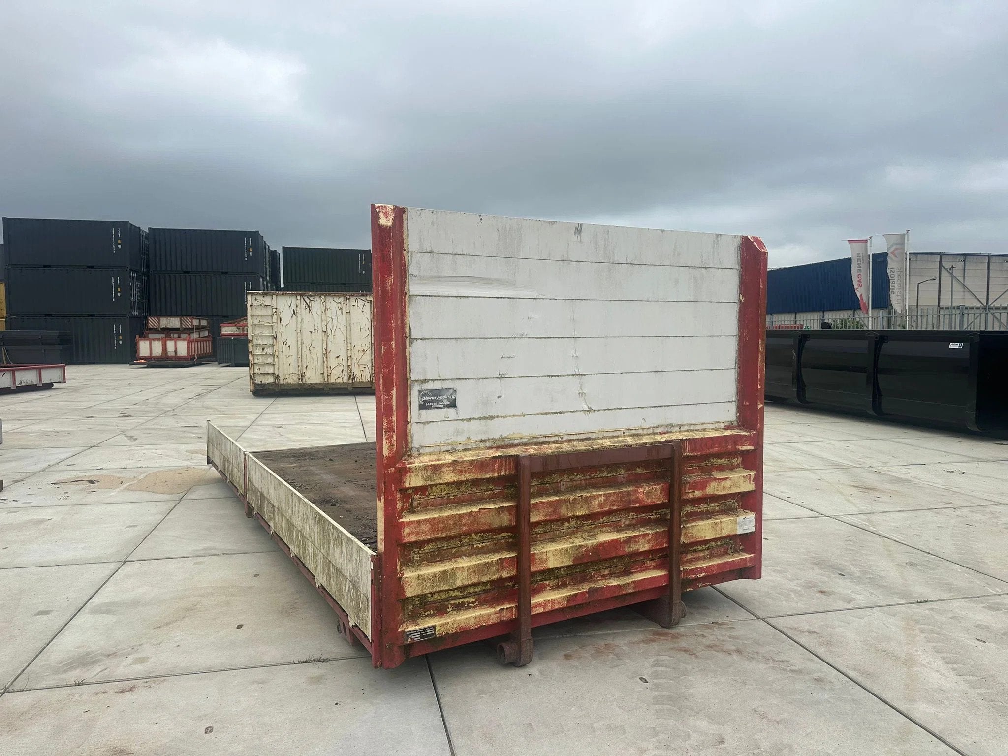 Gebruikt Laadvloer met aluminium zijklep gebruikt