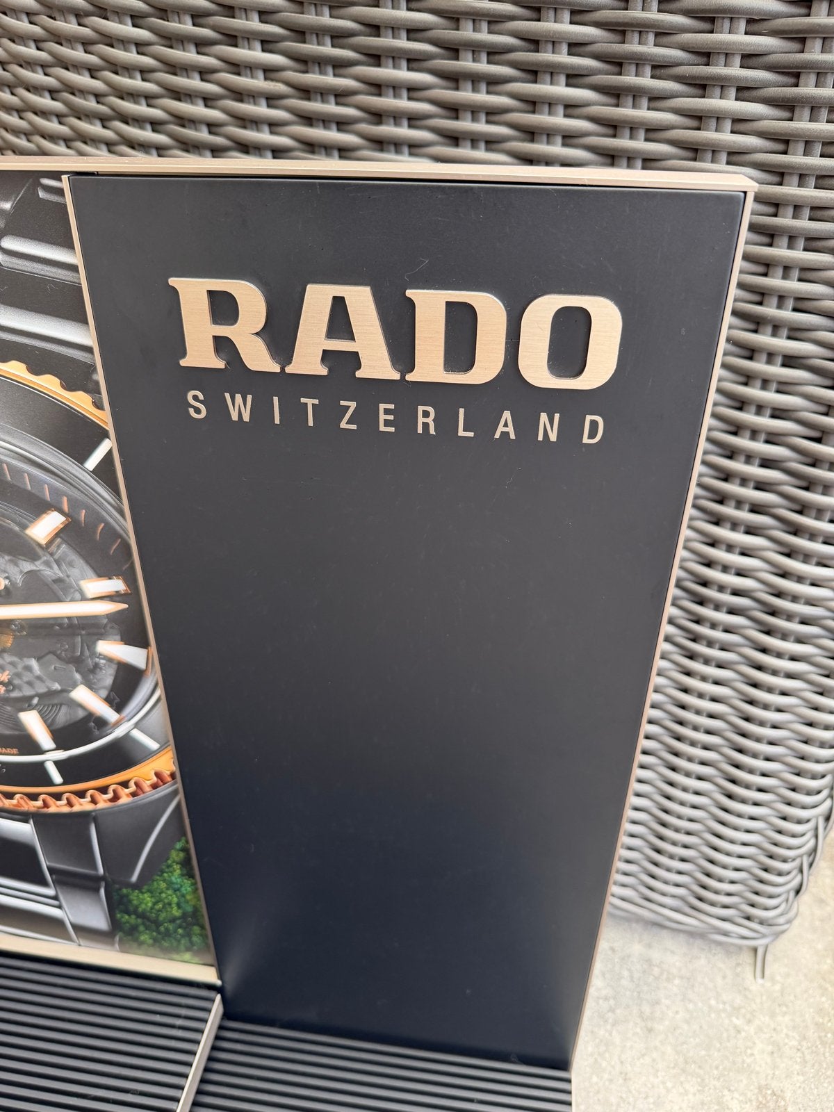 RADO Zwitserland Horloge Display Stand - Captain Cook, Overige merken, Overige materialen, Gebruikt, I