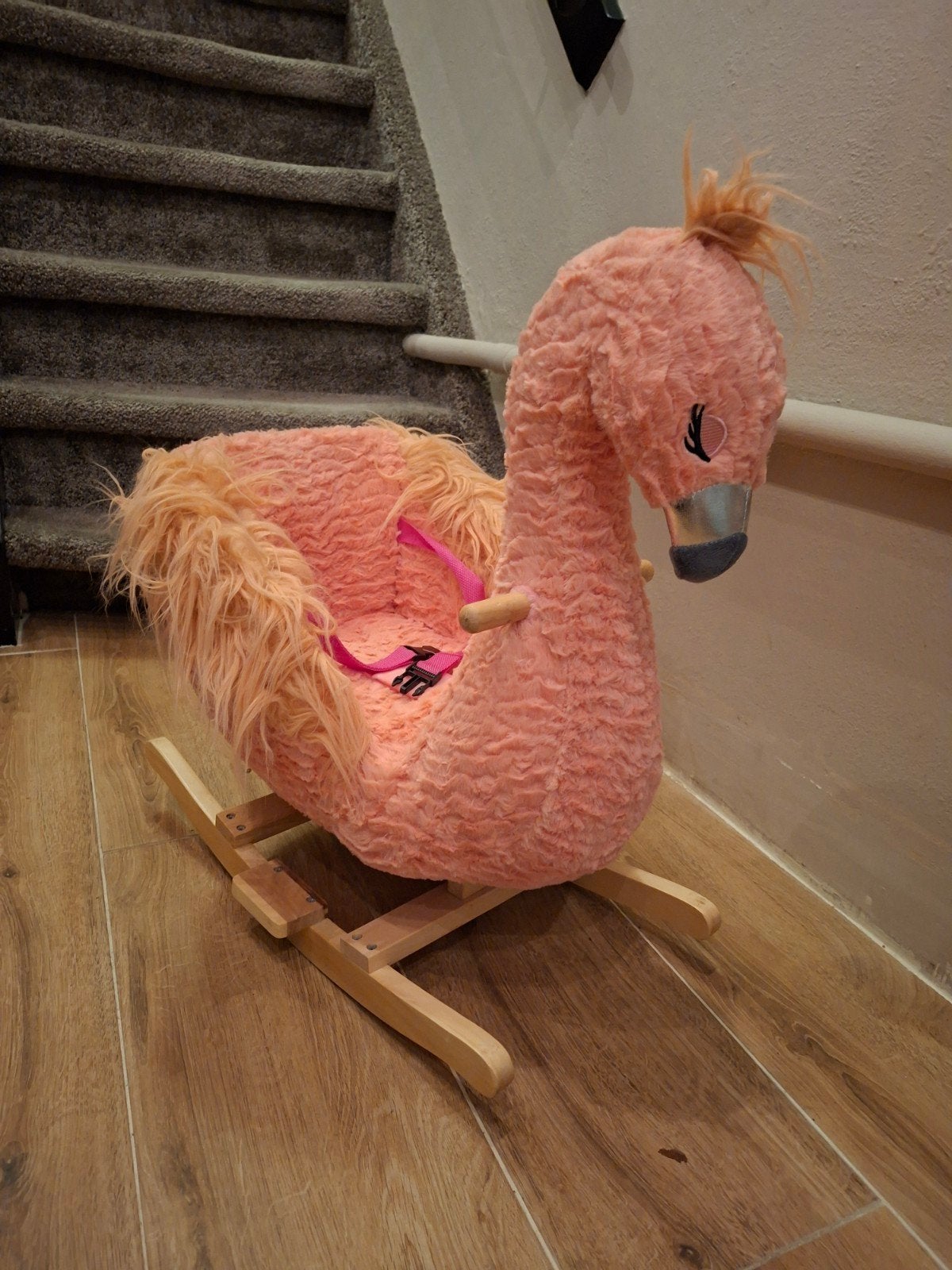 Roze Flamingo Schommelstoel voor Kinderen, Ophalen