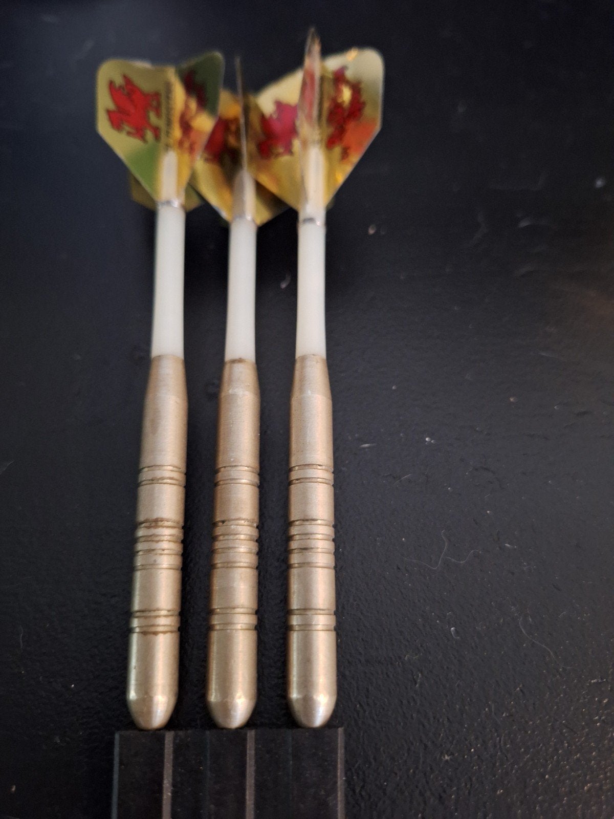 Dartpijlen set met extra flights en shafts, Ophalen, Gebruikt, Pijlen